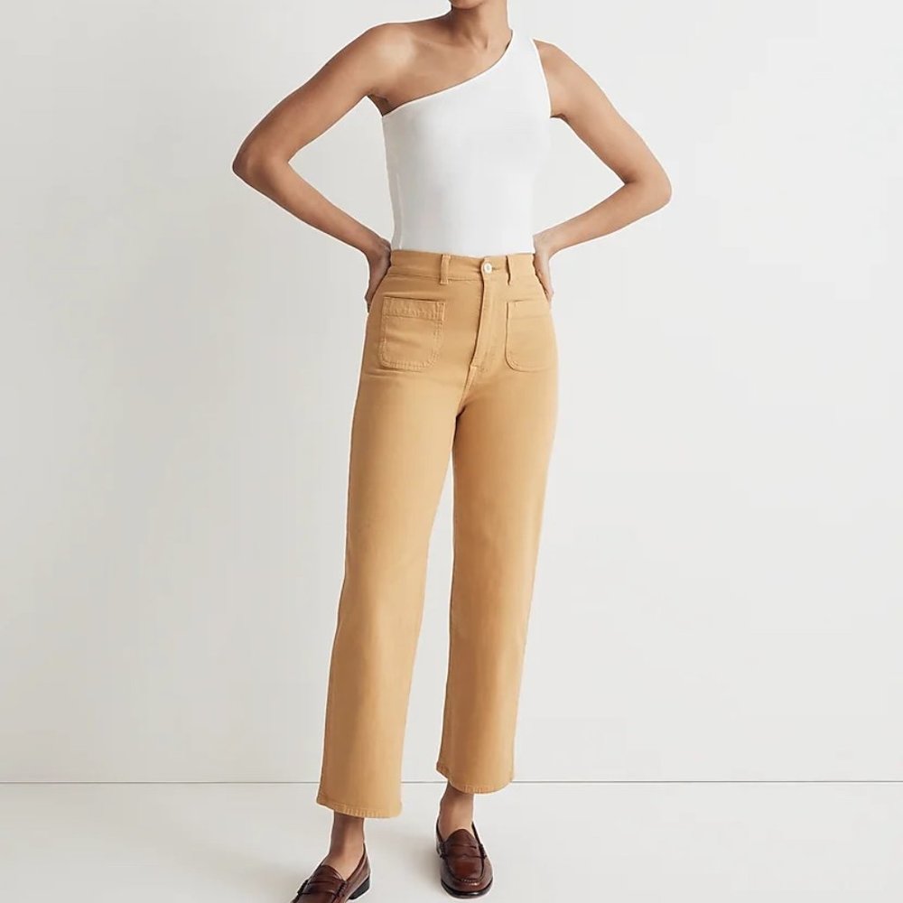 Madewell Emmett 2.0 Wide-Leg Crop Pants, New With Tags - P25